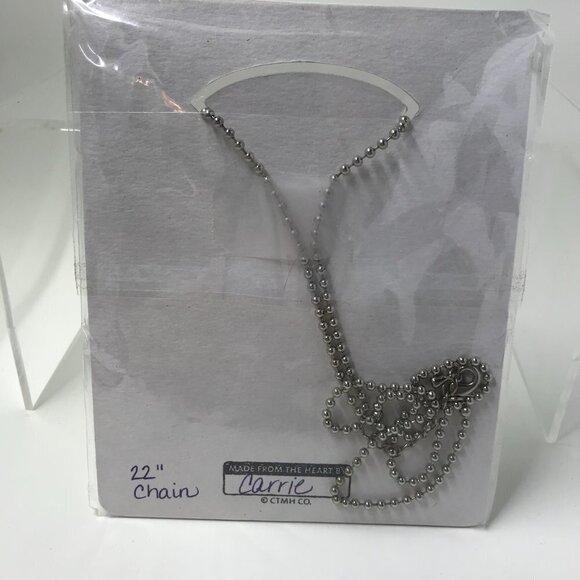 NEW Pendent with Stars and a colorful bead.  Includes 22 inch chain - Picture 4 of 5